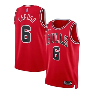Alex Caruso Chicago Moderne Bulls Nike Unisex Swingman Jersey Association Edition Red - Idéal pour les soirées de sport - Montrez votre style