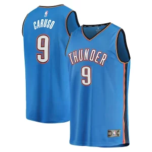 Alex Caruso Oklahoma City Thunder Youth Fast Break Replica Player Jersey Stylish Icon Edition Blue - Parfait pour le match jour - Montrez votre support avec style