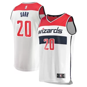 Alexandre Sarr Washington Élégant Wizards Youth Fast Break Replica Player Jersey Association Edition White - Style contemporain - Restez à la mode avec ce maillot