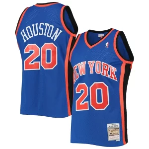 Allan Houston New York Knicks Hardwood Classics Swingman Jersey Distingué Blue - Style contemporain - Restez à la mode avec ce maillot