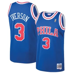Allen Iverson Philadelphia 76ers 1996/97 Hardwood Superbe Classics Throwback Swingman Jersey Royal - Giftez-le à un fan dévoué - Livraison en temps pour les fêtes