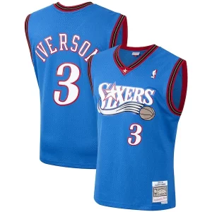 Allen Iverson Philadelphia 76ers 1999/2000 Hardwood Classics Swingman Jersey Royal Tendance - Stock limité - Commandez vite votre maillot exclusif