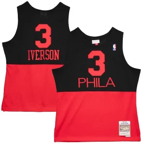 Allen Iverson Philadelphia 76ers 2003/04 Hardwood Classics Confortable Reload 2.0 Swingman Jersey Black - Style contemporain - Restez à la mode avec ce maillot