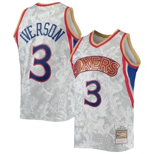 Allen Iverson Philadelphia 76ers Hardwood Classics 1996/97 Distingué Lunar New Year Swingman Jersey White - Promotion limitée - Profitez de la réduction avant qu'elle ne soit terminée