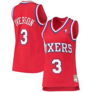Allen Iverson Philadelphia 76ers Women's Admirable 2002/03 Hardwood Classics Swingman Jersey Red - Offre d'achat groupé - Achetez avec vos amis et économisez