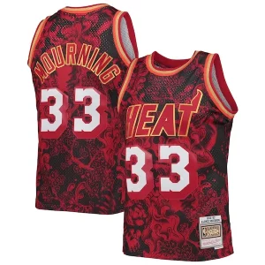 Alonzo Mourning Miami Heat Hardwood Classics 1996/97 Lunar New Sophistiqué Year Swingman Jersey Red - Événement exclusif - Soyez l'un des premiers à avoir ce maillot