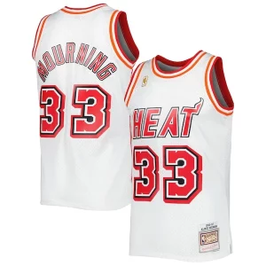 Alonzo Mourning Miami Heat Hardwood Classics Collectible Swingman Jersey White - Idéal pour les collectionneurs - Qualité premium garantie