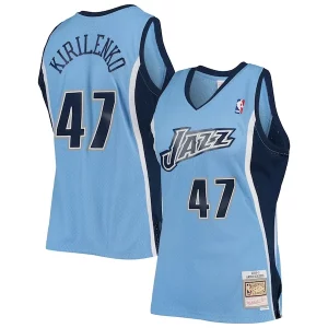 Andrei Kirilenko Utah Jazz 2009/10 Hardwood Classics Prime Swingman Jersey Powder Blue - Style contemporain - Restez à la mode avec ce maillot