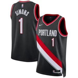 Anfernee Simons Portland Trail Blazers Nike Unisex Swingman Jersey Association Edition Black Élégant - Vêtement de fan emblématique - Montrez votre amour pour l'équipe