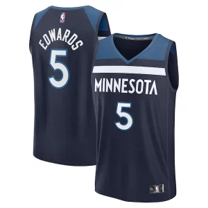 Anthony Edwards Minnesota Timberwolves Fast Premium Break Replica Player Jersey Icon Edition Navy - Offre spéciale - Achetez maintenant et économisez