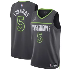 Anthony Edwards Minnesota Timberwolves Jordan Brand Unisex Admirable Swingman Jersey Statement Edition Charcoal - Style contemporain - Restez à la mode avec ce maillot