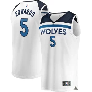 Anthony Edwards Minnesota Timberwolves Youth Fast Break Replica Éclatant Player Jersey Association Edition White - Nouvelle arrivée - Êtes-vous prêt pour la saison ?