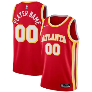 Atlanta Hawks Nike 2020/21 Éclatant Swingman Custom Jersey Icon Edition Red - Promotion limitée - Profitez de la réduction avant qu'elle ne soit terminée