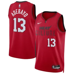 Bam Adebayo Miami Heat Nike Unisex 2024/25 Swingman Player Jersey City Superbe Edition Red - Pour les amateurs de basketball passionnés - Livraison rapide