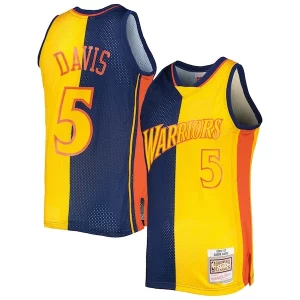 Baron Davis Golden State Warriors Hardwood Classics 2006/07 Split Swingman Jersey Splendide Navy/Gold - Giftez-le à un fan dévoué - Livraison en temps pour les fêtes