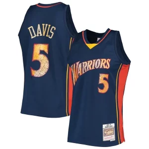 Baron Davis Golden Unique State Warriors 2006/07 Hardwood Classics NBA 75th Anniversary Diamond Swingman Jersey Royal - Maillot de championnat - Revivez les victoires glorieuses