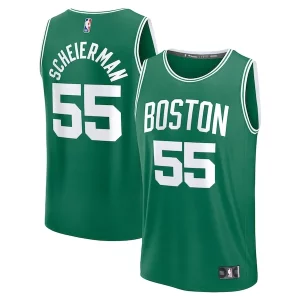 Baylor Scheierman Boston Celtics 2024 NBA Draft Fast Break Player Jersey Icon Edition Haut de gamme Kelly Green - Promotion limitée - Profitez de la réduction avant qu'elle ne soit terminée