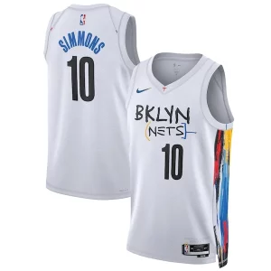 Ben Simmons Brooklyn Nets Nike Commémoratif Unisex 2022/23 Swingman Jersey City Edition White - Maillot de collection - Un bijou pour les amateurs