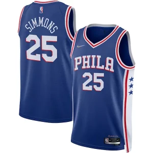 Ben Simmons Élégant Philadelphia 76ers Nike 2021/22 Diamond Swingman Jersey Icon Edition Royal - Collectionner ce maillot rare - Augmentez la valeur de votre collection