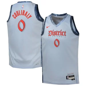 Bilal Coulibaly Washington Collectible Wizards Nike Youth 2024/25 Swingman Player Jersey City Edition Light Blue - Giftez-le à un fan dévoué - Livraison en temps pour les fêtes