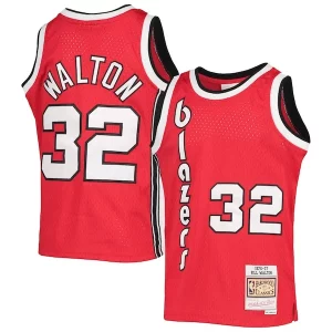 Bill Walton Portland Trail Blazers Youth 1976/77 Hardwood Classics Swingman Jersey Black Élégant - Style contemporain - Restez à la mode avec ce maillot