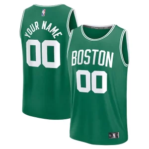 Boston Celtics Fast Break Gracieux Custom Jersey Icon Edition Kelly Green/White/Black - Offre spéciale - Achetez maintenant et économisez