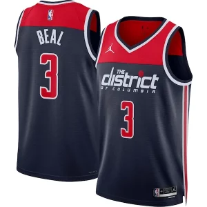 Bradley Beal Washington Unique Wizards Jordan Brand Unisex Swingman Jersey Statement Edition Navy - Édition commemorative - Souvenez-vous des moments inoubliables