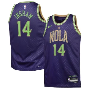 Brandon Ingram Dashing New Orleans Pelicans Nike Youth 2024/25 Swingman Player Jersey City Edition Purple - Promotion limitée - Profitez de la réduction avant qu'elle ne soit terminée