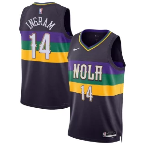 Brandon Ingram New Orleans Pelicans Distingué Nike Unisex 2022/23 Swingman Jersey City Edition Purple - Vêtement de fan emblématique - Montrez votre amour pour l'équipe