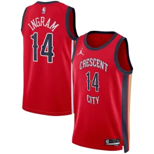 Brandon Ingram New Orleans Pelicans Jordan Brand Unisex Swingman Jersey Charming Statement Edition Red - Maillot de collection - Un bijou pour les amateurs
