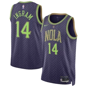 Brandon Ingram New Orleans Pelicans Nike Unisex 2024/25 Swingman Player Magnifique Jersey City Edition Purple - Vêtement de fan emblématique - Montrez votre amour pour l'équipe