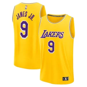Bronny James Los Angeles Lakers 2024 Charming NBA Draft Fast Break Player Jersey Icon Edition Gold - Promotion limitée - Profitez de la réduction avant qu'elle ne soit terminée