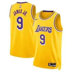 Bronny James Los Angeles Lakers Nike Unisex 2024 Offseason Addition Nike Swingman Stylish Jersey Gold - Maillot de championnat - Revivez les victoires glorieuses