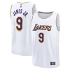 Bronny James Los Angeles Lakers Fast Break Replica Player Jersey Association Commémoratif Edition White - Parfait pour le match jour - Montrez votre support avec style