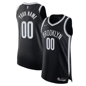 Brooklyn Charming Nets Nike 2021/22 Diamond Authentic Custom Jersey Icon Edition Black - Événement exclusif - Soyez l'un des premiers à avoir ce maillot