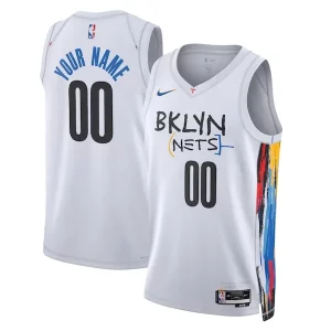 Brooklyn Nets Nike Confortable Unisex 2022/23 Swingman Custom Jersey City Edition White - Offre spéciale - Achetez maintenant et économisez