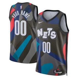 Brooklyn Nets Nike Unisex 2023/24 Luxueux Custom Swingman Jersey Black City Edition - Giftez-le à un fan dévoué - Livraison en temps pour les fêtes