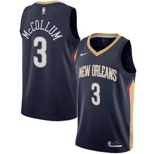 C.J. McCollum New Orleans Pelicans Luxueux Nike Swingman Jersey Icon Edition Navy - Maillot de marque reconnue - Faites confiance à la qualité