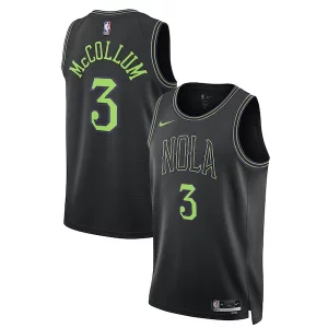 CJ McCollum Luxueux New Orleans Pelicans Nike Unisex 2023/24 Swingman Jersey Black City Edition - Pour les fans de la ligue - Un maillot authentique de la compétition
