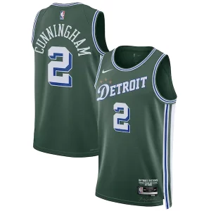Cade Cunningham Detroit Pistons Nike Unisex 2022/23 Swingman Jersey City Personalisable Edition Green - Confort et style combinés - Pour un look exceptionnel