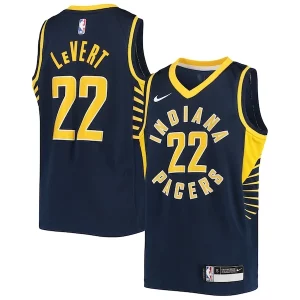 Caris Captivant LeVert Indiana Pacers Nike Youth Swingman Jersey Icon Edition Navy - Maillot de championnat - Revivez les victoires glorieuses