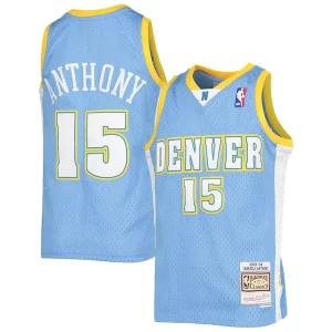 Carmelo Uniques Anthony Denver Nuggets Youth 2003 04 Hardwood Classics Swingman Jersey Powder Blue - Confort et style combinés - Pour un look exceptionnel