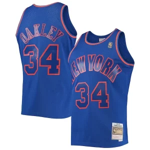 Charles Oakley New York Knicks 1996/97 Hardwood Classics Swingman Jersey Personalisable Blue - Événement exclusif - Soyez l'un des premiers à avoir ce maillot
