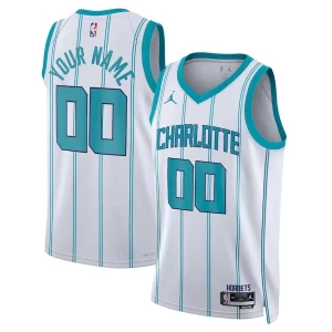 Charlotte Hornets Jordan Brand Notable Unisex Swingman Custom Jersey White Association Edition - Giftez-le à un fan dévoué - Livraison en temps pour les fêtes