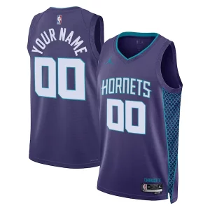 Charlotte Hornets Jordan Brand Unisex 2022/23 Swingman Custom Jersey Statement Edition Splendide Teal - Idéal pour les collectionneurs - Qualité premium garantie