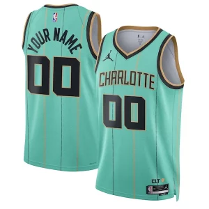 Charlotte Hornets Jordan Brand Unisex 2024/25 Custom Swingman Jersey Distingué City Edition Mint - Idéal pour les collectionneurs - Qualité premium garantie