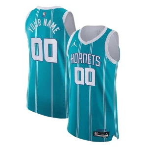 Charlotte Hornets Nike 2021/22 Diamond Swingman Authentic Custom Jersey Confortable Icon Edition Teal - Maillot de marque reconnue - Faites confiance à la qualité