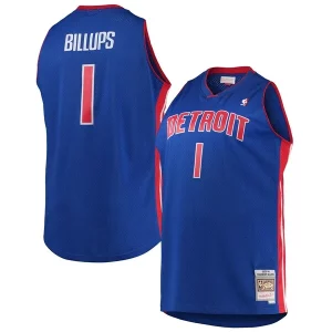 Chauncey Billups Detroit Pistons 2003/04 Big Confortable & Tall Hardwood Classics Swingman Jersey Blue - Pour les fans de la ligue - Un maillot authentique de la compétition