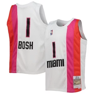 Chris Bosh Miami Heat Youth 2011/12 Hardwood Classique Classics Swingman Jersey White - Promotion limitée - Profitez de la réduction avant qu'elle ne soit terminée