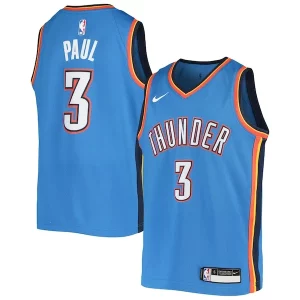 Chris Paul Oklahoma City Thunder Nike Youth Team Swingman Captivant Jersey Blue - Idéal pour les collectionneurs - Qualité premium garantie